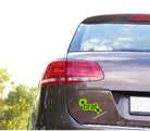 Green Brat Charli Vinyl Sticker stickers Lucid Moon Studio 