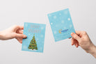 Happy Holidays Christmas Tree Card Greeting Cards Lucid Moon Studio 