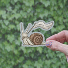 Happy Snail Mail Vinyl Sticker stickers Lucid Moon Studio LLC 