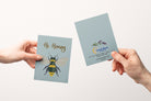 Hi Honey Bee Greeting Card Greeting Cards Lucid Moon Studio 