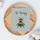 Hi Honey Bee Greeting Card Greeting Cards Lucid Moon Studio 