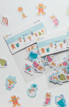 Holiday Sticker Flakes stickers Lucid Moon Studio 