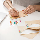 Holiday Sticker Flakes stickers Lucid Moon Studio 