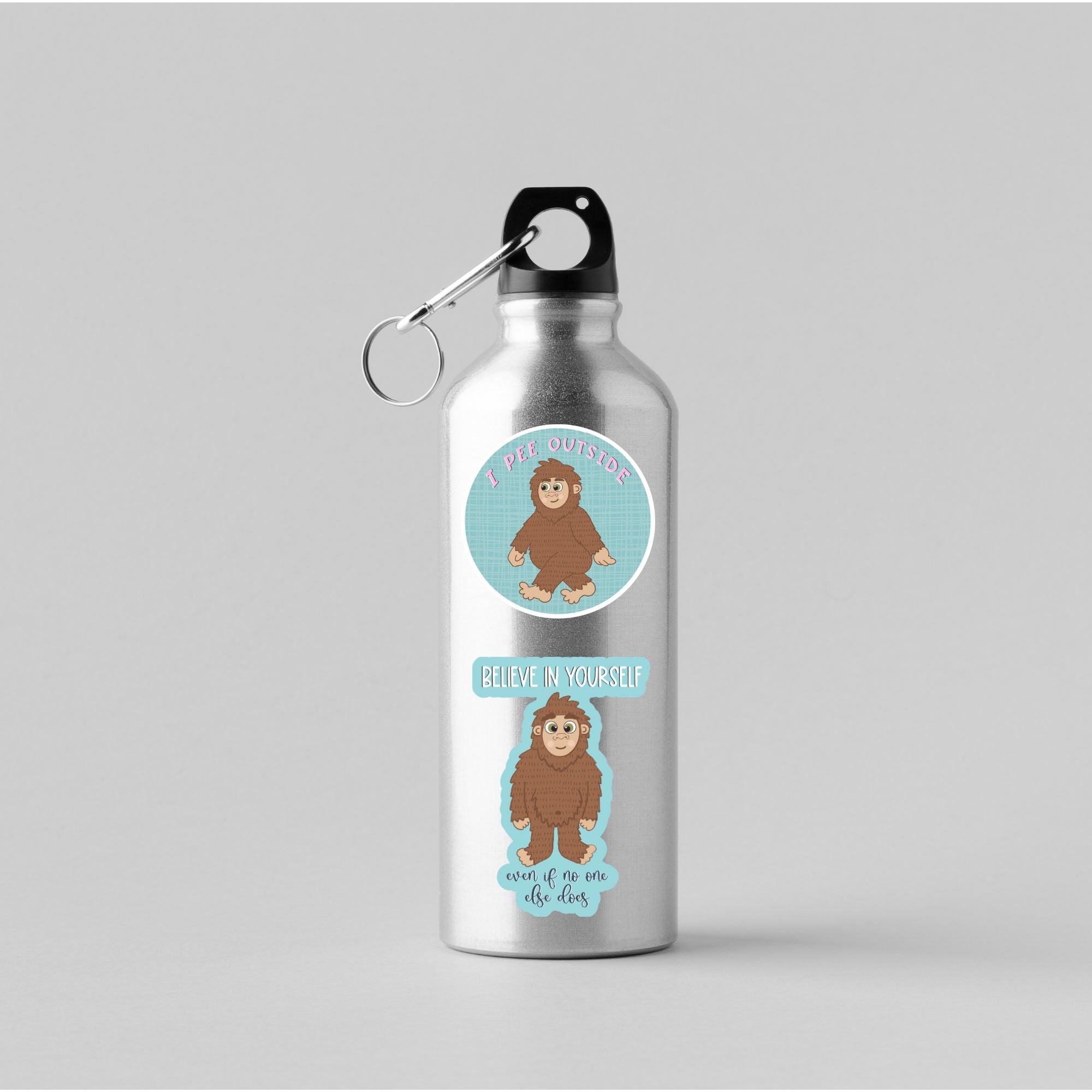 I Pee Outside (Pink) Big Foot Vinyl Sticker stickers Lucid Moon Studio 