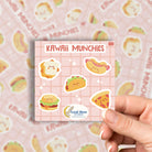 Kawaii Munchies Vinyl Sticker Sheet stickers Lucid Moon Studio 