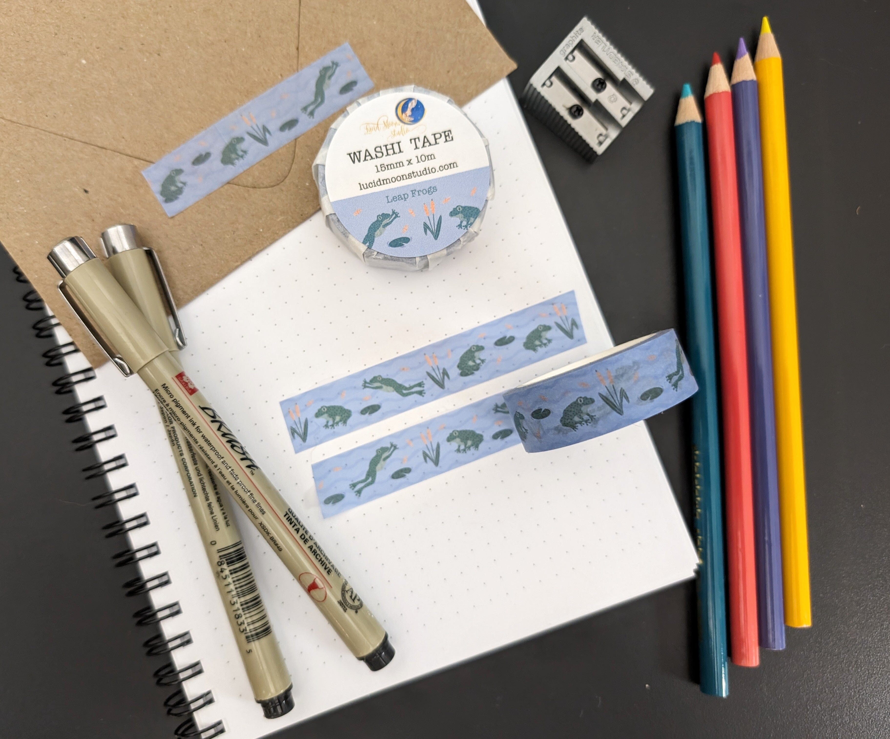 Leap Frog Washi Tape washi tape Lucid Moon Studio 