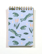 Leap Frogs Top Spiral Jotter Pocket Notebook Notebooks Lucid Moon Studio 