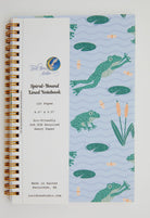 Leaping Frogs Eco-Friendly Spiral Bound Notebook Notebooks Lucid Moon Studio 