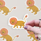 Lion Vinyl Sticker stickers Lucid Moon Studio 