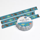 Luna Moth Forest Gold Foil Washi Tape washi tape Lucid Moon Studio 