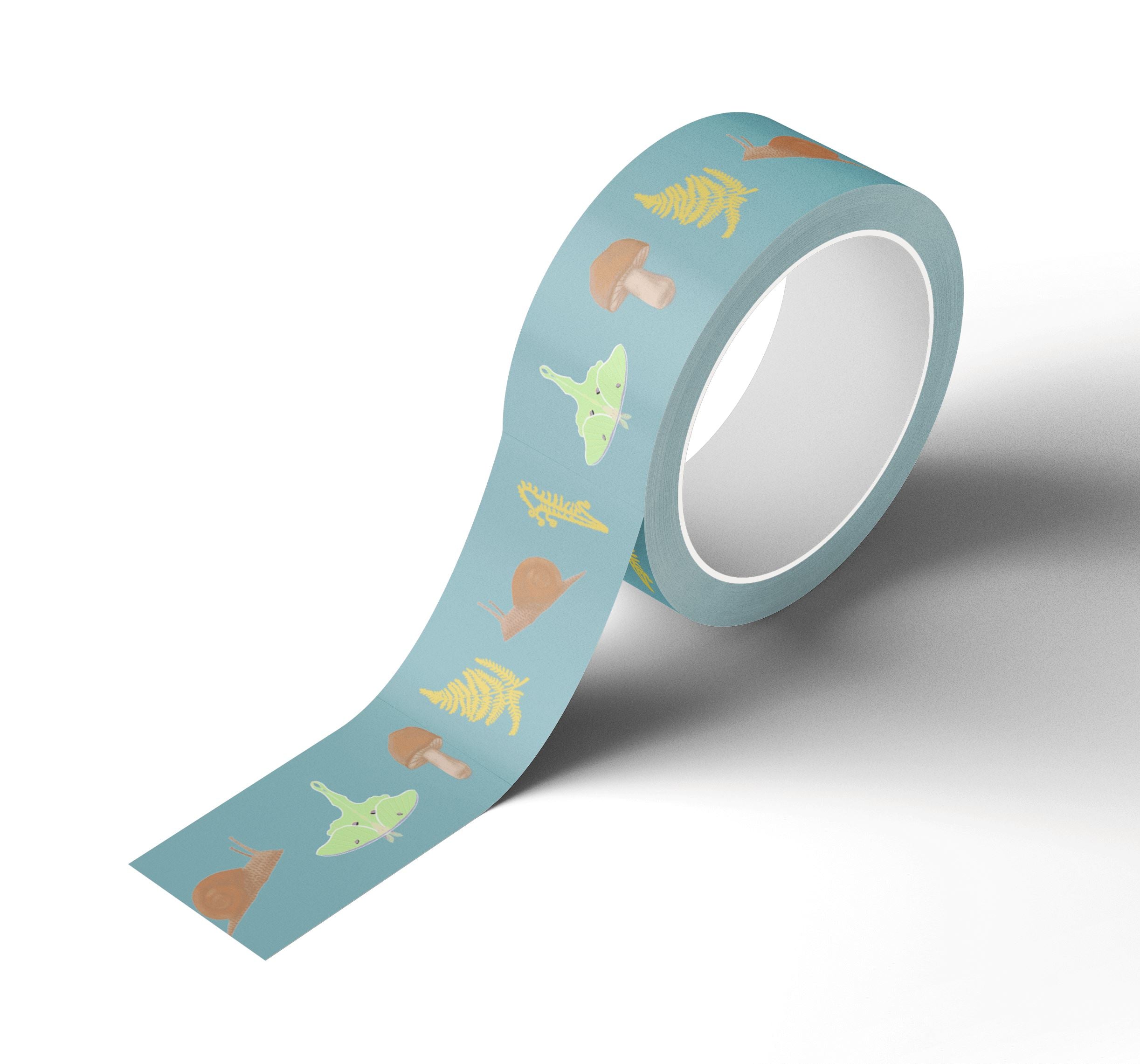 Luna Moth Forest Washi Tape washi tape Lucid Moon Studio 