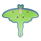 Luna Moth Matte Vinyl Waterproof Sticker stickers Lucid Moon Studio 