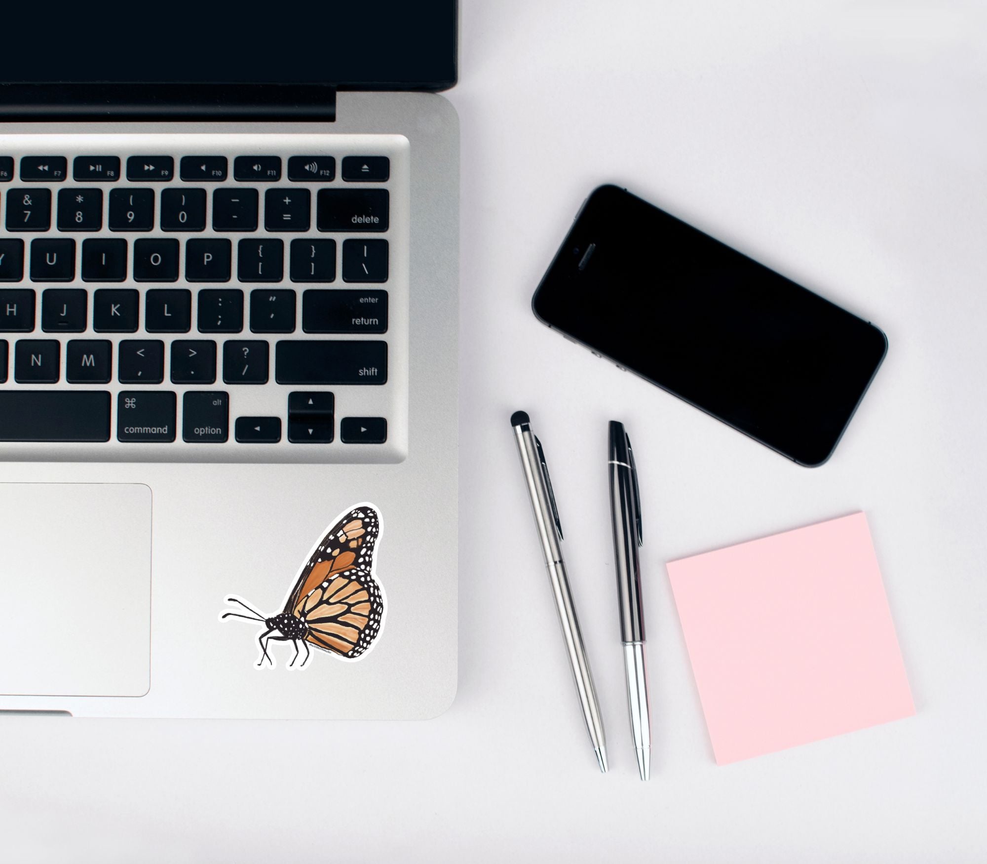 Monarch Butterfly Vinyl Sticker stickers Lucid Moon Studio 