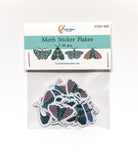 Moth Sticker Flakes stickers Lucid Moon Studio 