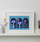 Mushroom Arches 10" x 8" Art Print Art Print Lucid Moon Studio 