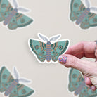 Mystic Moth Vinyl Sticker - Solenne stickers Lucid Moon Studio LLC 