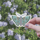 Mystic Moth Vinyl Sticker - Solenne stickers Lucid Moon Studio LLC 