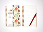 Nature Finds Eco-Friendly Spiral Bound Notebook Notebooks Lucid Moon Studio 