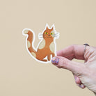 Patchwork Cat Matte Vinyl Waterproof Sticker stickers Lucid Moon Studio 