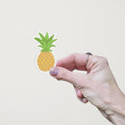 Pineapple Matte Vinyl Waterproof Sticker stickers Lucid Moon Studio 