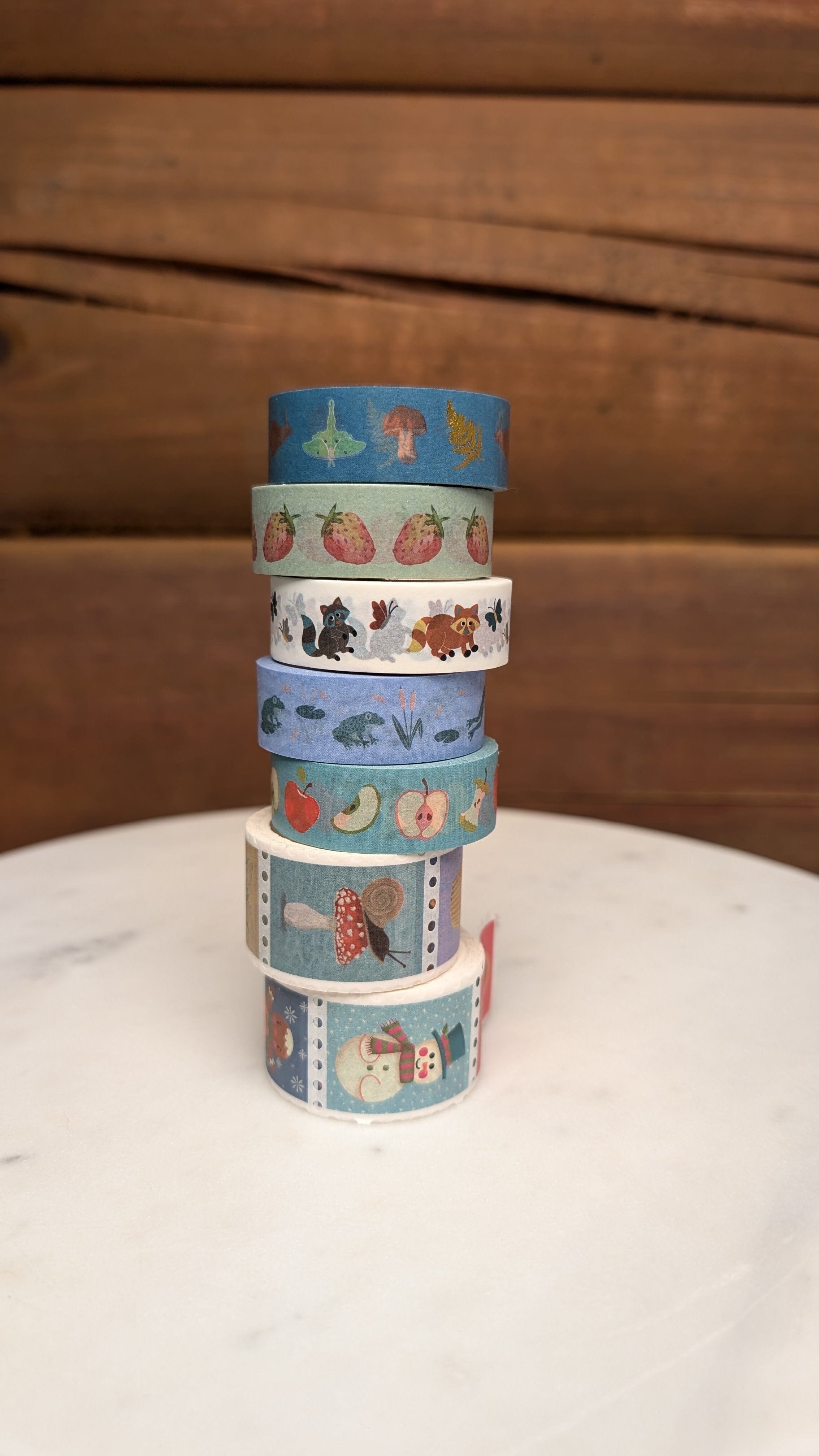 Playful Raccoons Washi Tape washi tape Lucid Moon Studio 