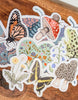 Video of various hiking and big foot stickers.