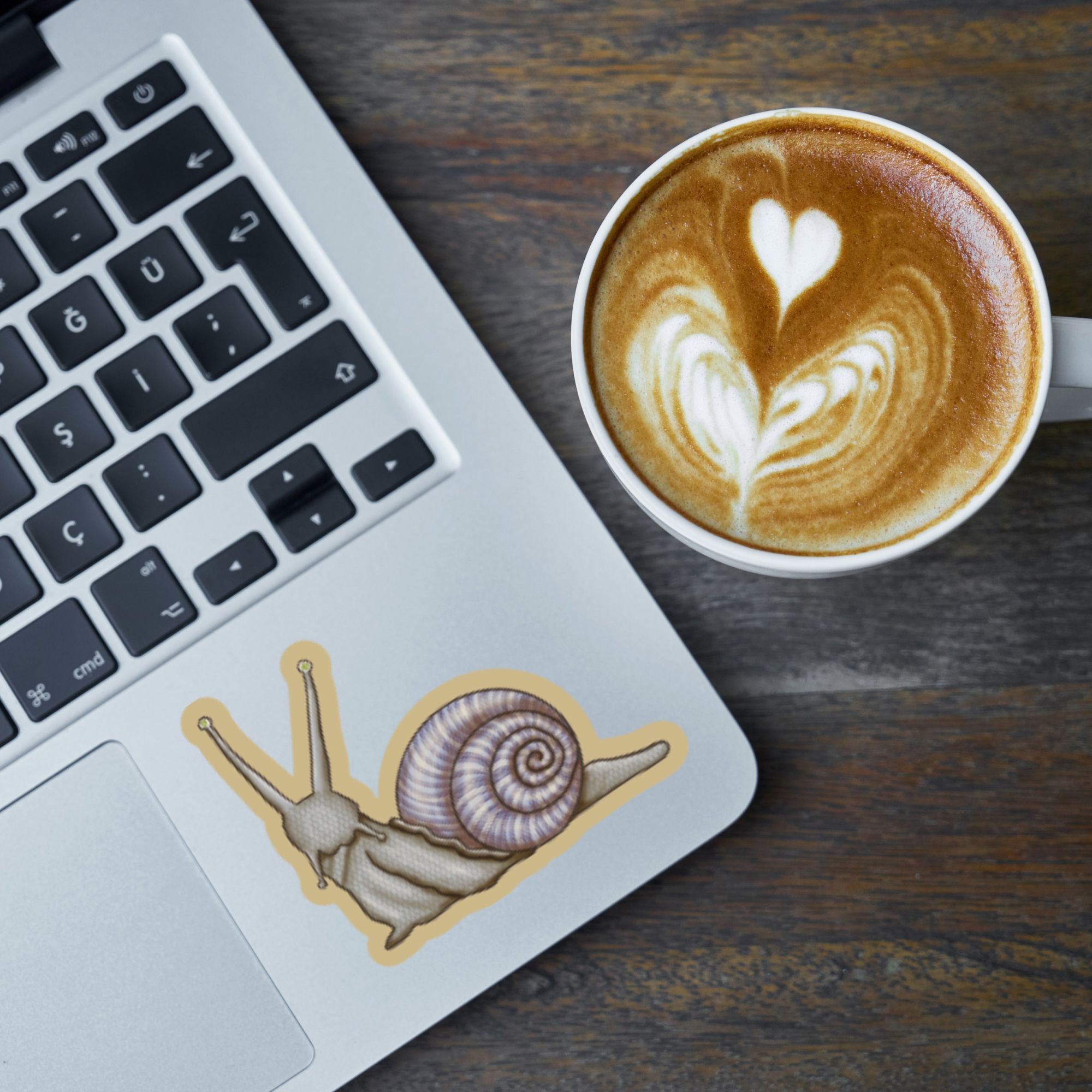 Purple Snail Vinyl Sticker stickers Lucid Moon Studio LLC 