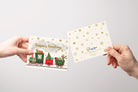 Season's Greetings Train Holiday Card Greeting Cards Lucid Moon Studio 