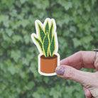 Snake Plant Vinyl Sticker stickers Lucid Moon Studio 