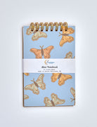 Spanish Moon Moths Top Spiral Jotter Pocket Notebook Notebooks Lucid Moon Studio 