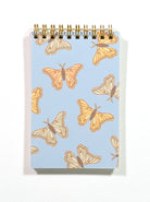 Spanish Moon Moths Top Spiral Jotter Pocket Notebook Notebooks Lucid Moon Studio 