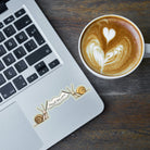 Special Delivery Snails Vinyl Sticker stickers Lucid Moon Studio LLC 