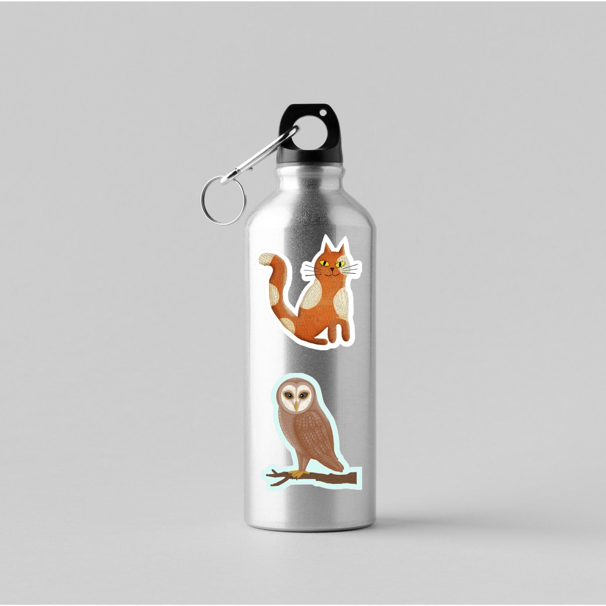 Starry Barn Owl Matte Vinyl Waterproof Sticker stickers Lucid Moon Studio 