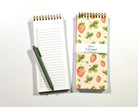 Strawberry Fields Top Spiral To-Do List Notebook Notebooks Lucid Moon Studio 