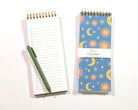 Sun and Moon Top Spiral To-Do List Notebook Notebooks Lucid Moon Studio 