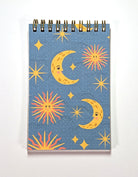Sun & Moon Top Spiral Jotter Pocket Notebook Notebooks Lucid Moon Studio 