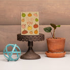 Thankful for You Fall Greeting Card Greeting Cards Lucid Moon Studio 