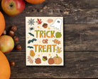 Trick or Treat Halloween Greeting Card Greeting Cards Lucid Moon Studio 