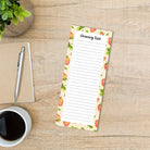 Watercolor Strawberry Grocery List Notepad Notepads Lucid Moon Studio 