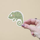 Wild Adventures Chameleon Glossy Vinyl Waterproof Sticker stickers Lucid Moon Studio 